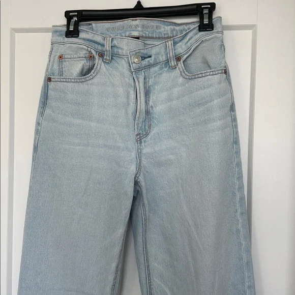 American Eagle Highest Rise Baggy Straight Jeans - Picture 2 of 6